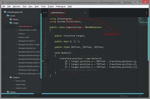 Unity скрипты c