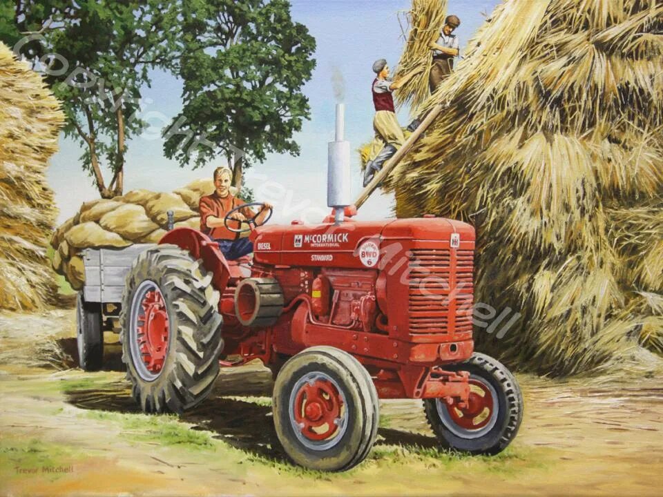 Трактор MCCORMICK 1940. Трактор Тревор. Маккормик формал трактор. Трактор арт.