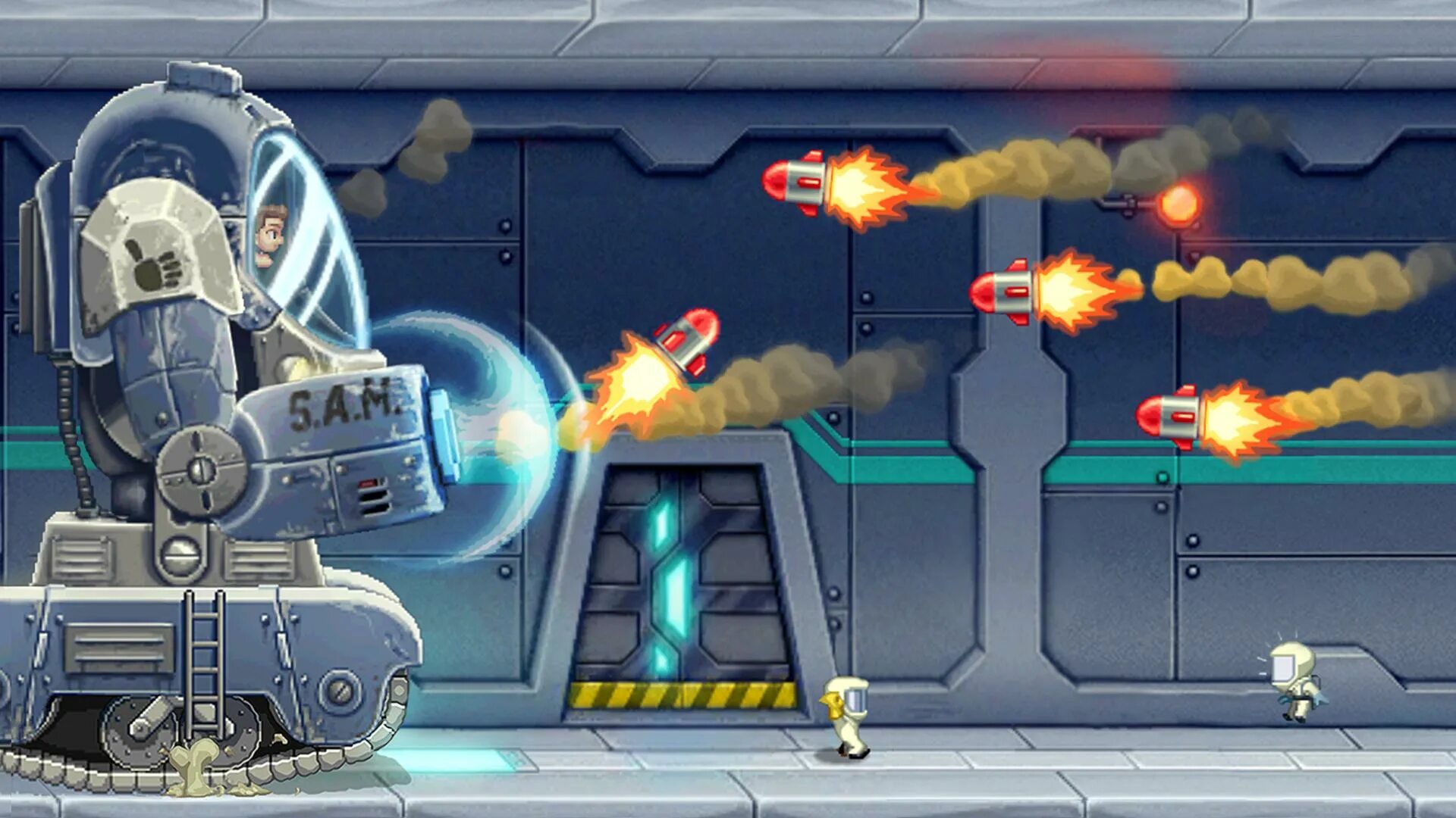 Кот и роботы игра. ДЖЕТПАК джойрайд. Джек пак игра. Jetpack игра андроид. Игра Jetpack Joyride.