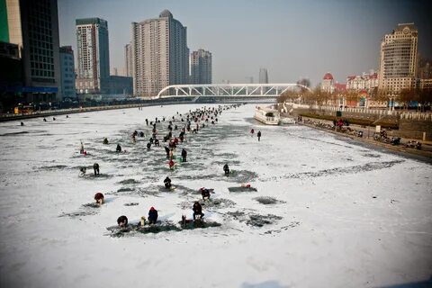 Китай замерз