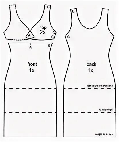 Dress-maxi with a pattern
