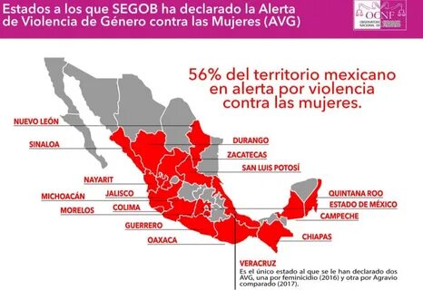 alerta genero 2019 mexico feminicidio 