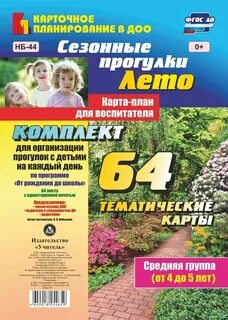 Прогулки лето средняя группа
