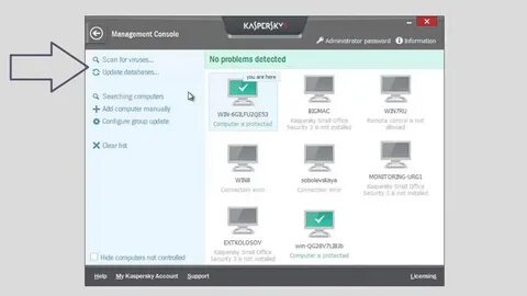 Kaspersky remote