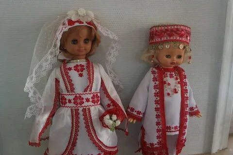 Марийский национальный костюм кукле