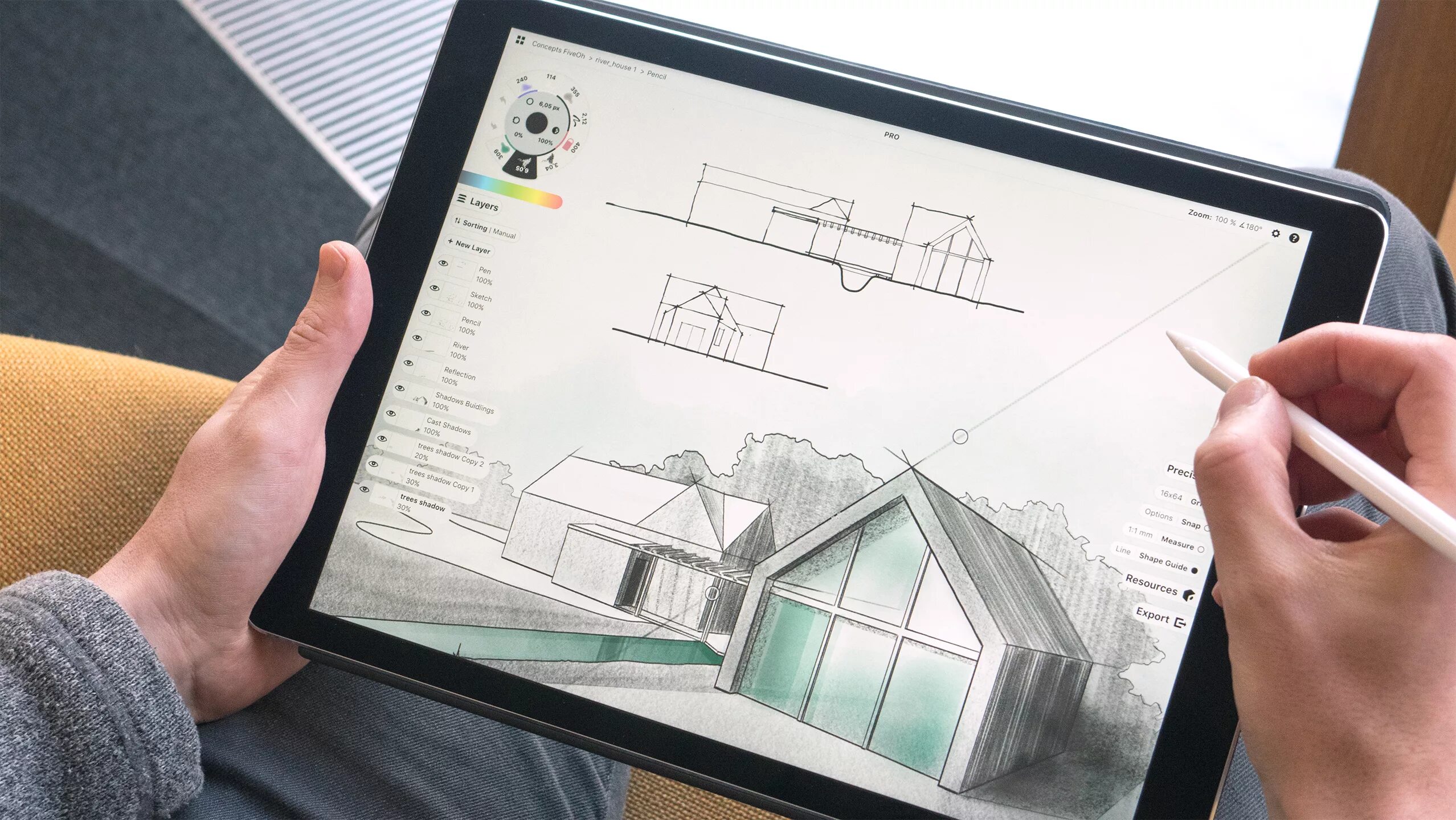 Application drawing