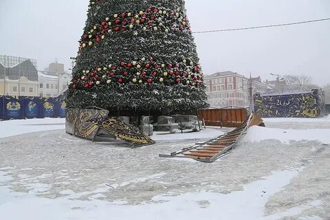 Ограждение для елки