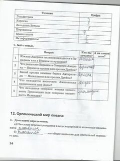 География 7 класс рабочая тетрадь домогацких