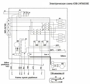 Тепловые завесы схемы электрические