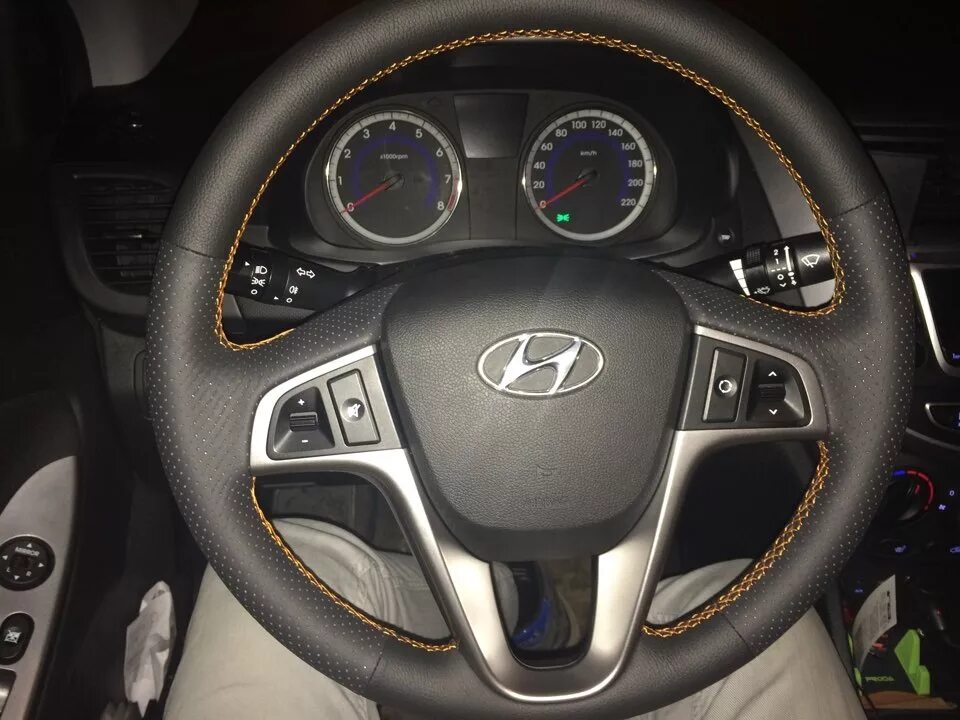 Как снять обшивку руля солярис Оплетка на руль Hyundai Solaris (Хендай Солярис) (2011-2017) для замены штатной
