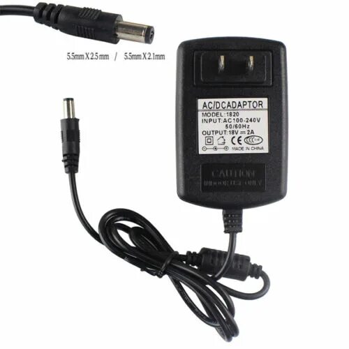 Адаптер 18v. Ac dc зарядное адаптер.