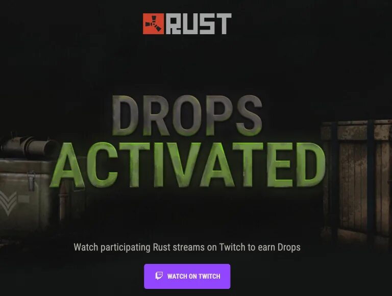 Как получать твич дропы в раст. Твич дропс раст. твич дроп раст. twitch drops rust 2025. drops rust twitch drops.