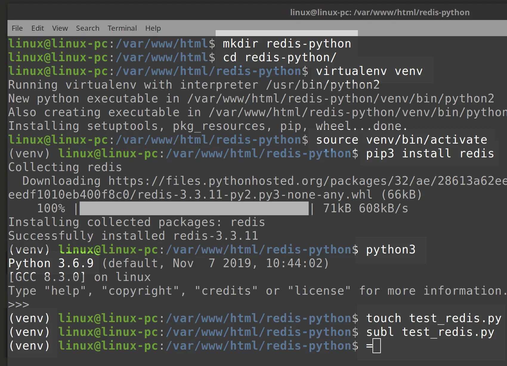 Python venv windows. Интерпретатор питон 3. redis python. virtual environment python 3. redis код.