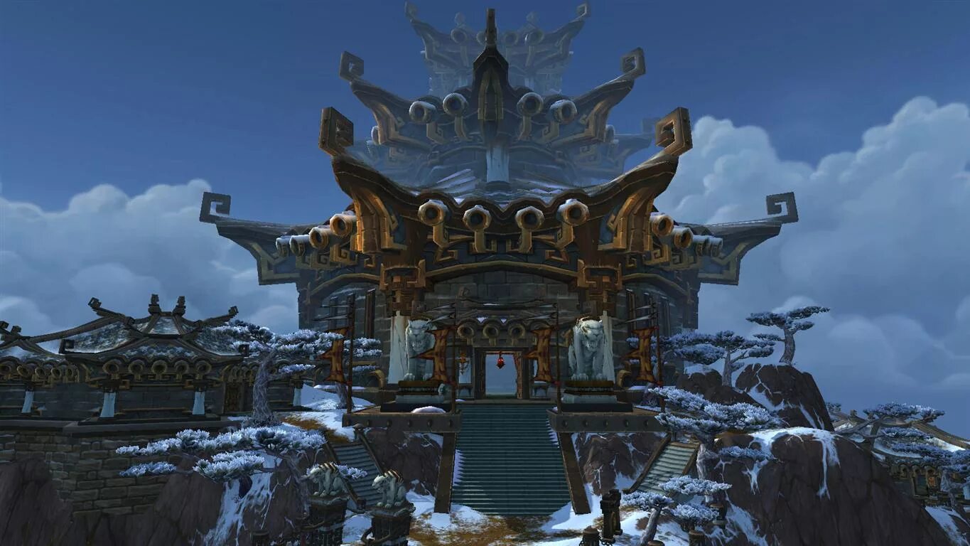 Храм игли как попасть. Warcraft pandaria храм тигра. монастырь шадо пан. wow храм белого тигра. вершина кунь лай.