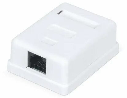 Розетка rj 45 одинарная категория 5e
