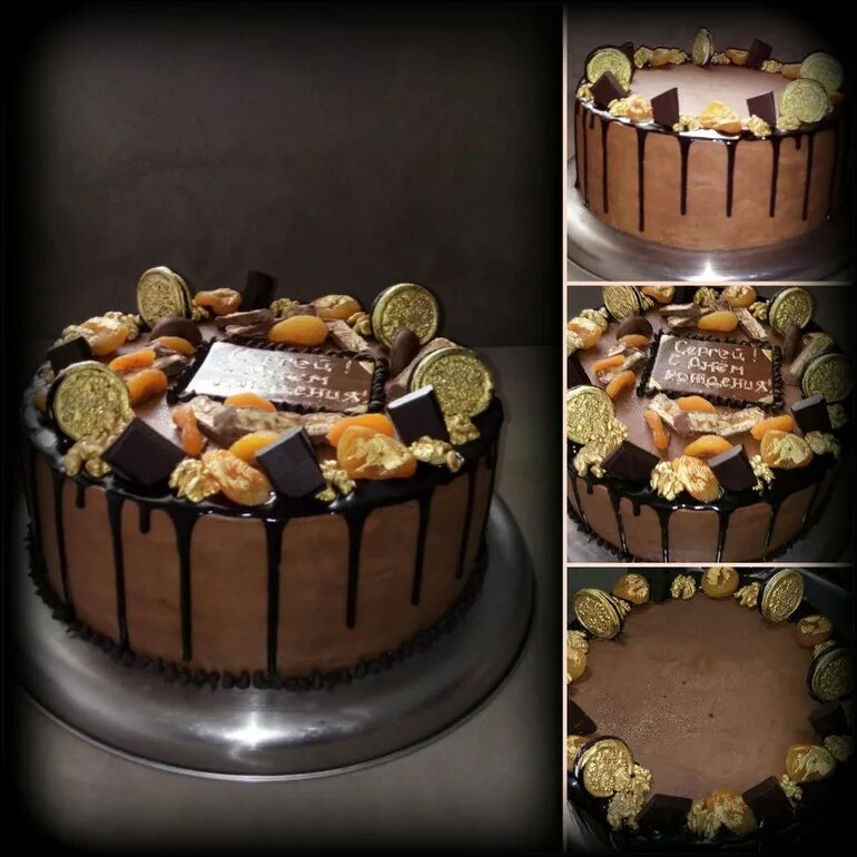 красиво украсить торт мужчине