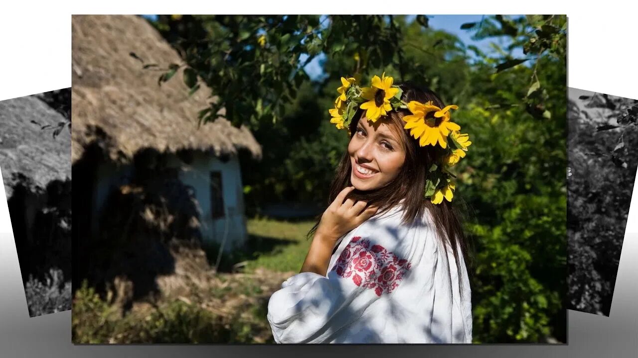 Черна украинская песня. Всюди буйно квітне Черемшина. Видео песен Украины.