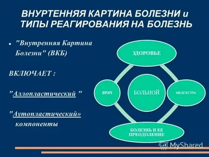 Внутренняя картина болезни компоненты
