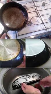 Как оттереть сковородку