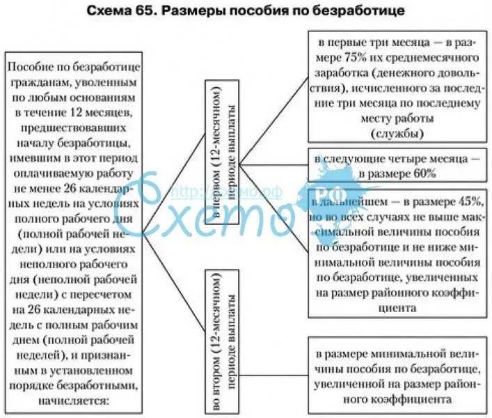 Сколько назначили пособие по безработице. Размеры пособия по безработице схема. Порядок назначения выплаты пособия по безработице схема. Условия определяющие право на пособие по безработице. Пособие по безработице таблица.