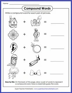 Write compound words