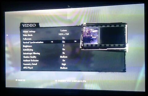 Menu video