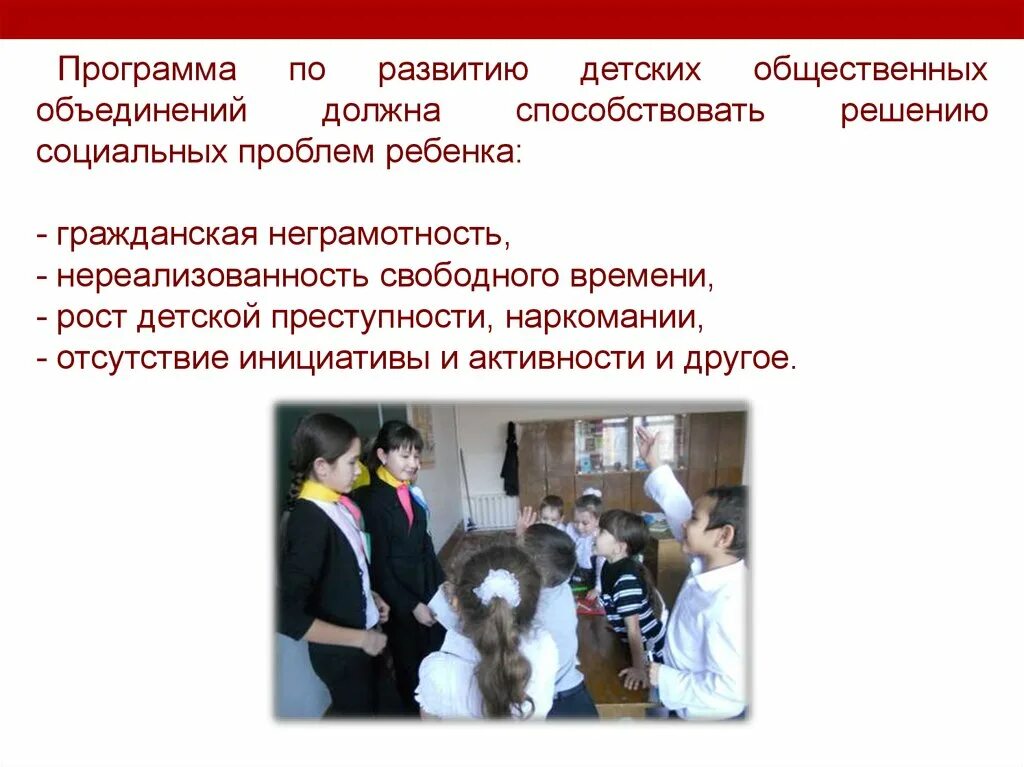 Программы общественных объединений. Программы общественных объединений