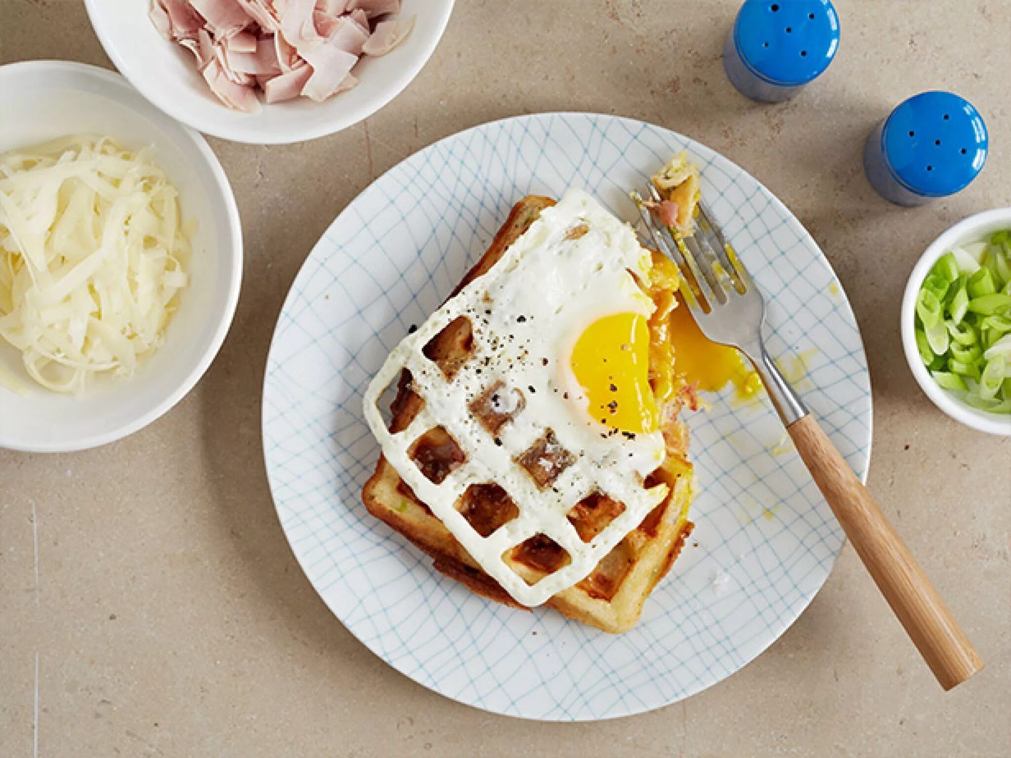 You need some eggs to make waffles