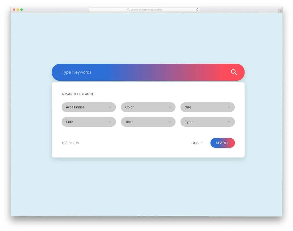 Search html search id