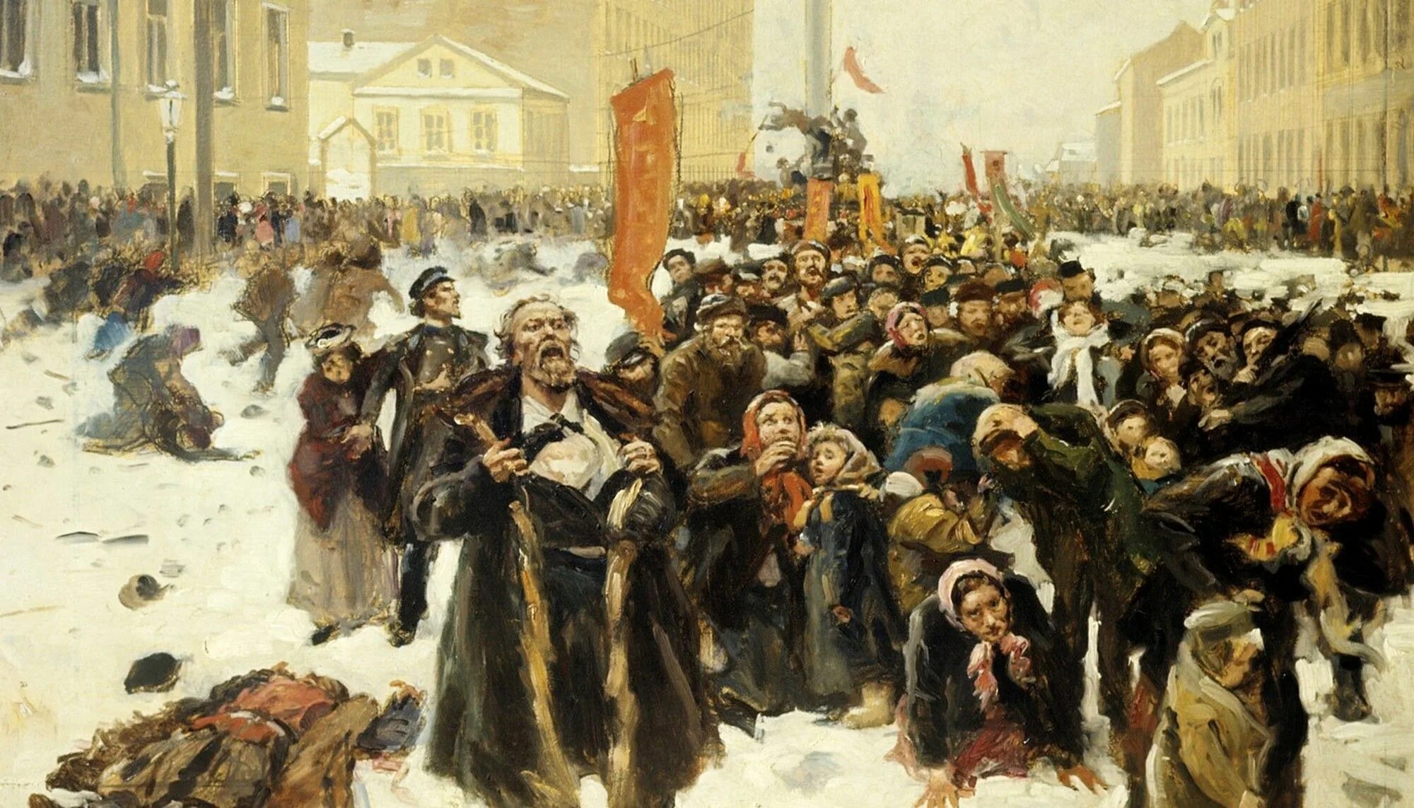 "Зрелище ужасное". Серов, Ахматова, Маяковский и другие о кровавом 9 января