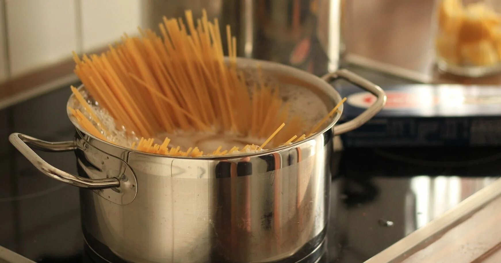 Pasta water. Pasta water