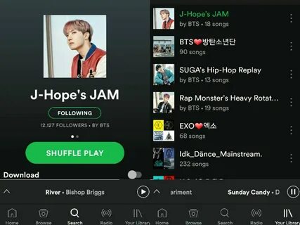 Bts songs spotify