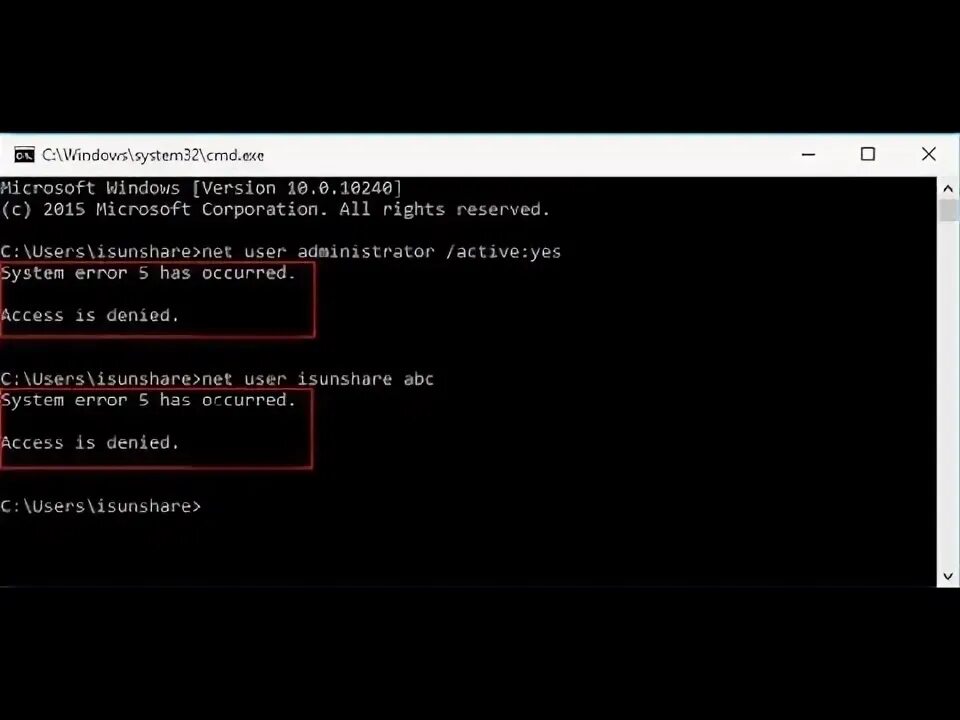 Net use ошибка. Cmd error. error 5. ошибка 5 windows. windows error cmd.