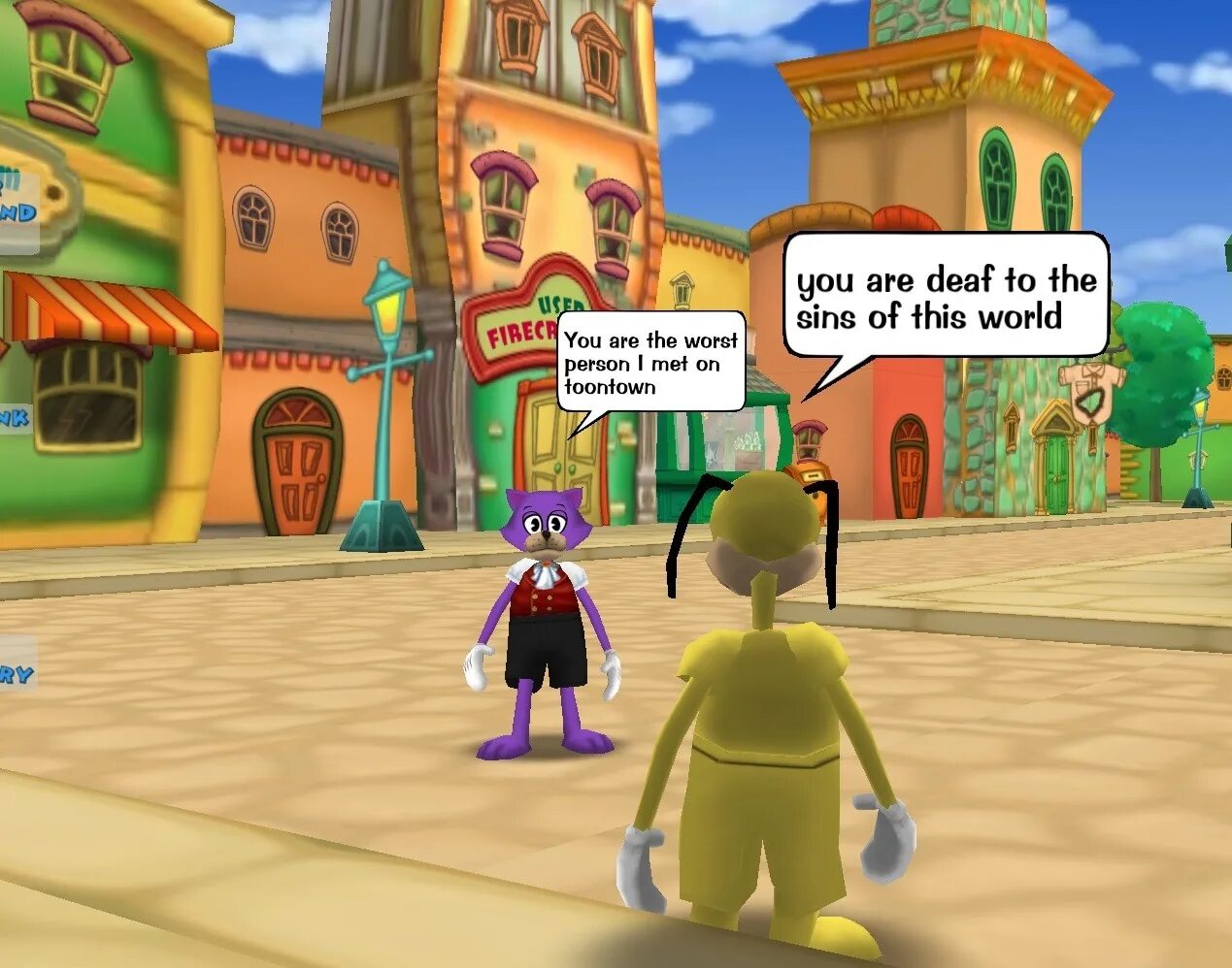 I ve met him. The sin Васька. Toontown. Toontown the World.