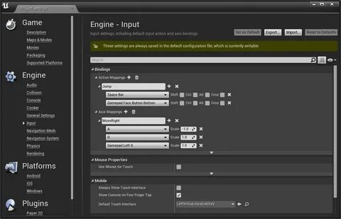 Unreal enhanced input