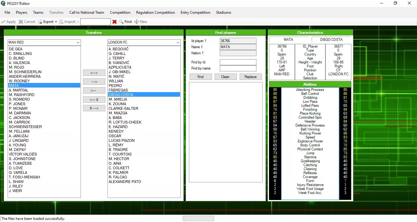 Edit player. Pes 2018 editor by ejogc327. pes 2017 editor alfa. pes 2017 editor by ejogc327. pes 2019 editor by ejogc327.