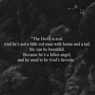 He is a devil