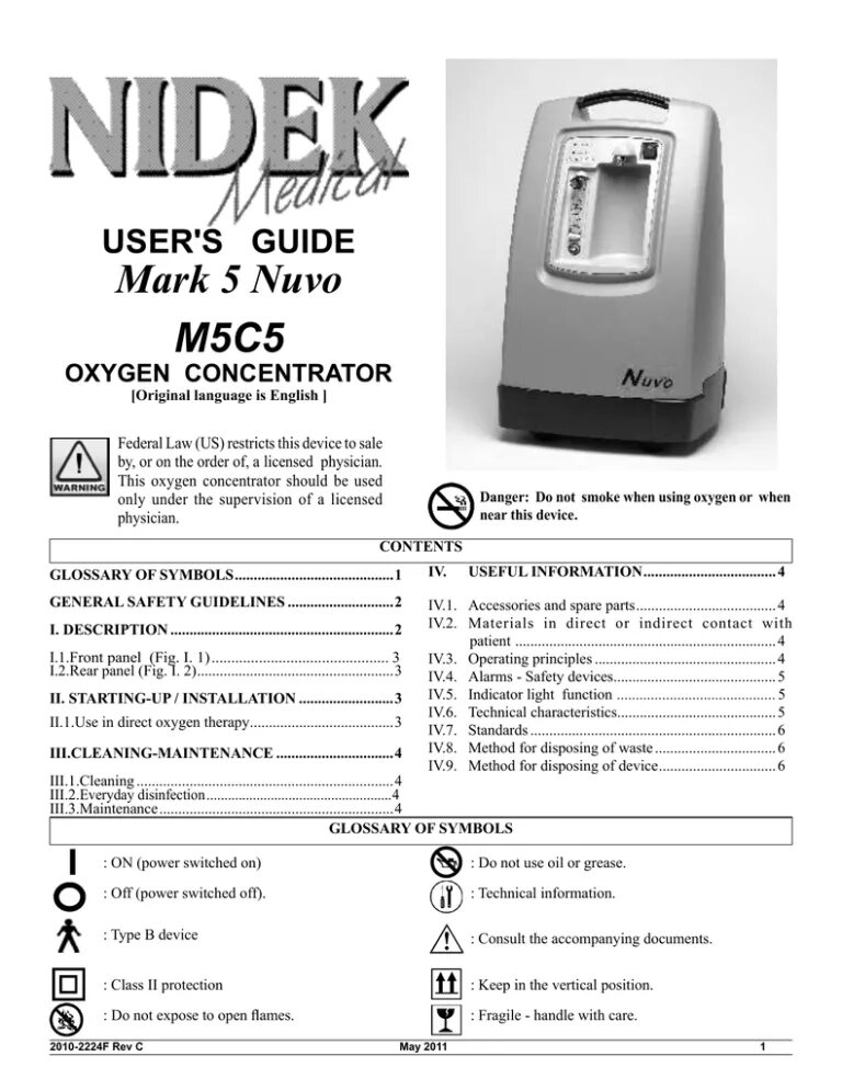 Nidek Mark 5 Nuvo Lite. Mark 5 инструкция. Концентратор кислорода Mark 5 Nuvo Lite инструкция. Кислородный концентратор нуво Лайт 5 инструкция. User s guide