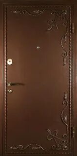 Двери металлические входные ковкой