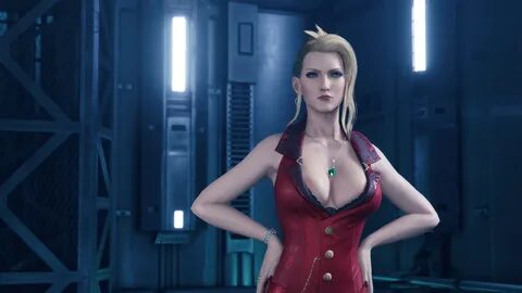 Final Fantasy 7 Remake "Физика покачивания груди для Скарлет" .