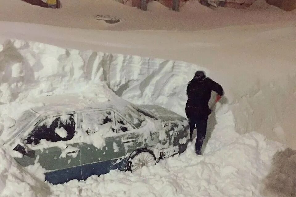 Просто завалило снегом. Просто завалило снегом