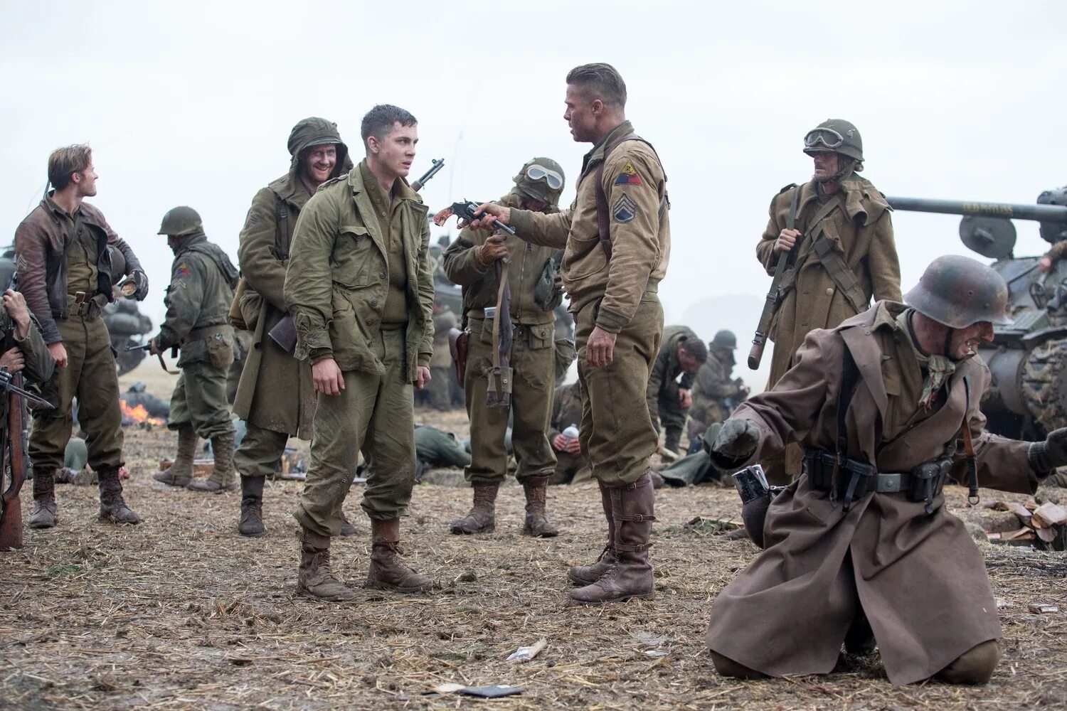 Ярость трейлер на русском. Fury 2014 Brad Pitt.