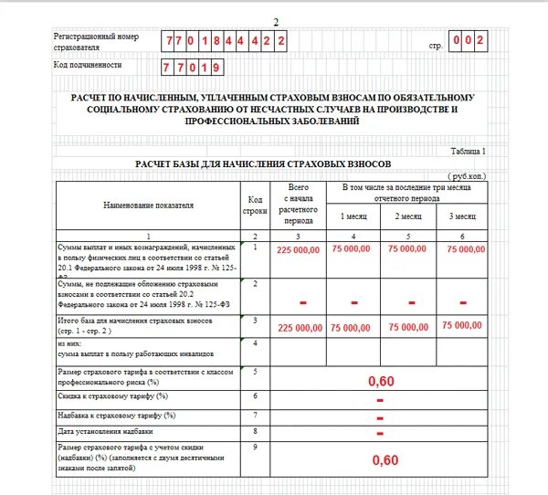 Отчет в фсс сроки. Отчет 4 ФСС. База для расчета взносов от несчастных случаев. Начислены страховые взносы от несчастных случаев. Регистр ФСС-4.