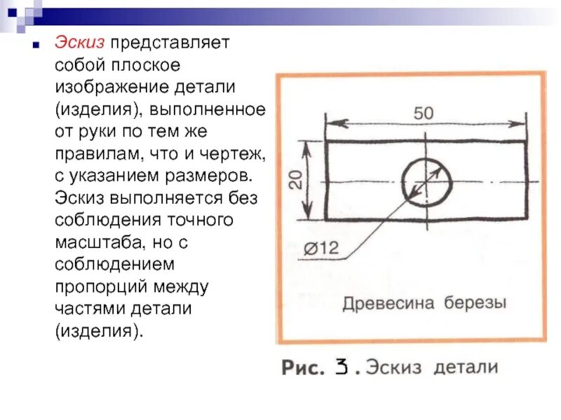 Графическое изображение деталей и изделий 5 класс