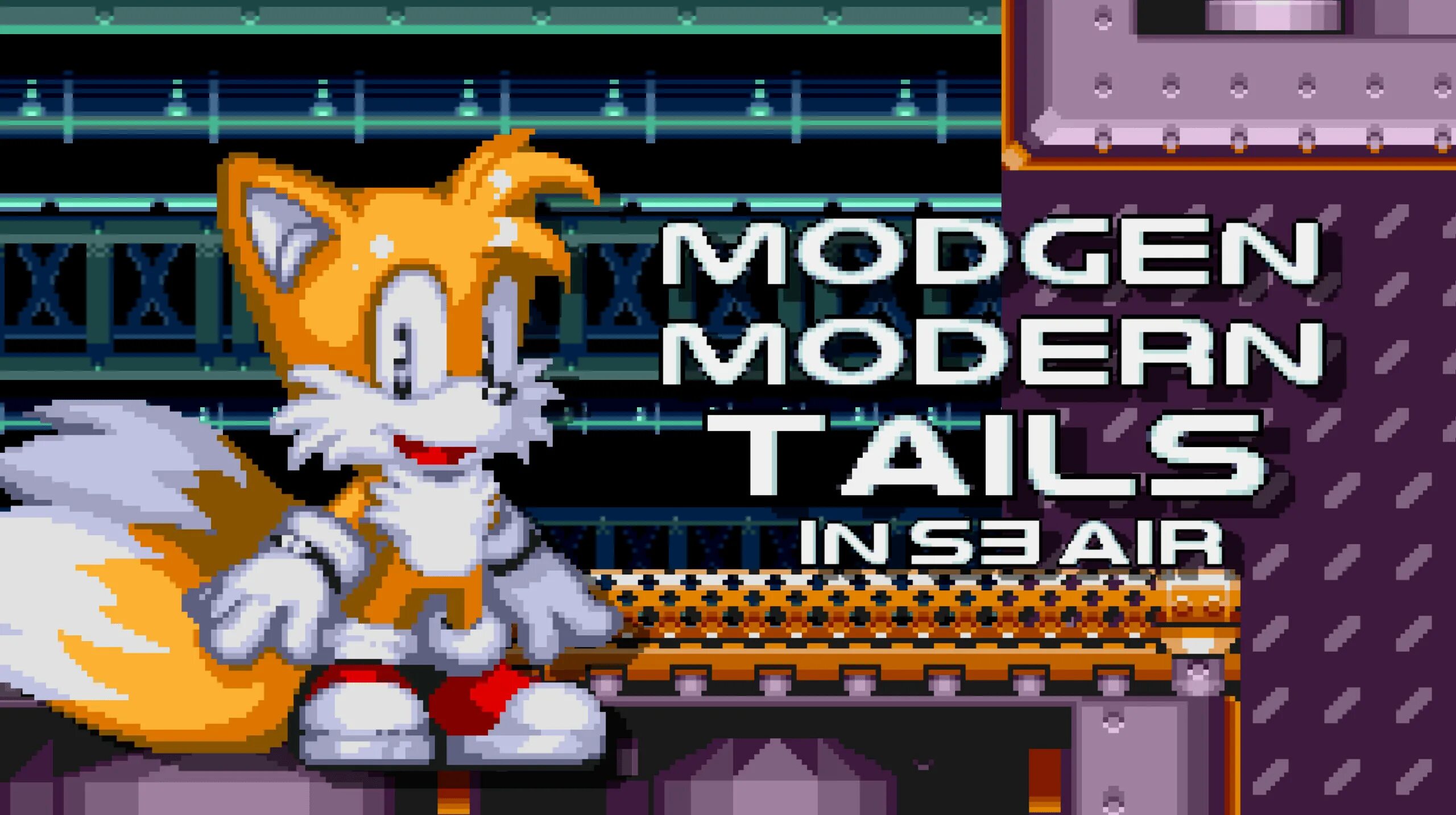 Соник air. Modgen Sonic 3 Air. Modern Sonic 3 a.i.r. Modern Tails in Sonic 3 a.i.r Mods. Modern Tails.