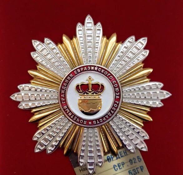 Орден дружбы 1994. Орден св апостола андрея первозванного. Награды снг. Орден белого орла польша. Почетный гражданин евразийского союза государств.