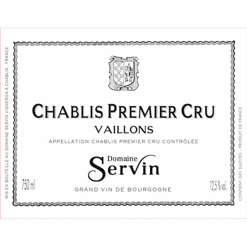 Chablis Premier Cru 2018. Вино Chablis Appellation Chablis controlee. Шабли Серван. Шабли премьер Гран Крю.