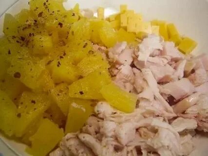 Салат курица ананас сыр без яиц