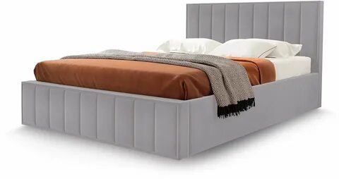 Кровать 120х200 с мягким изголовьем