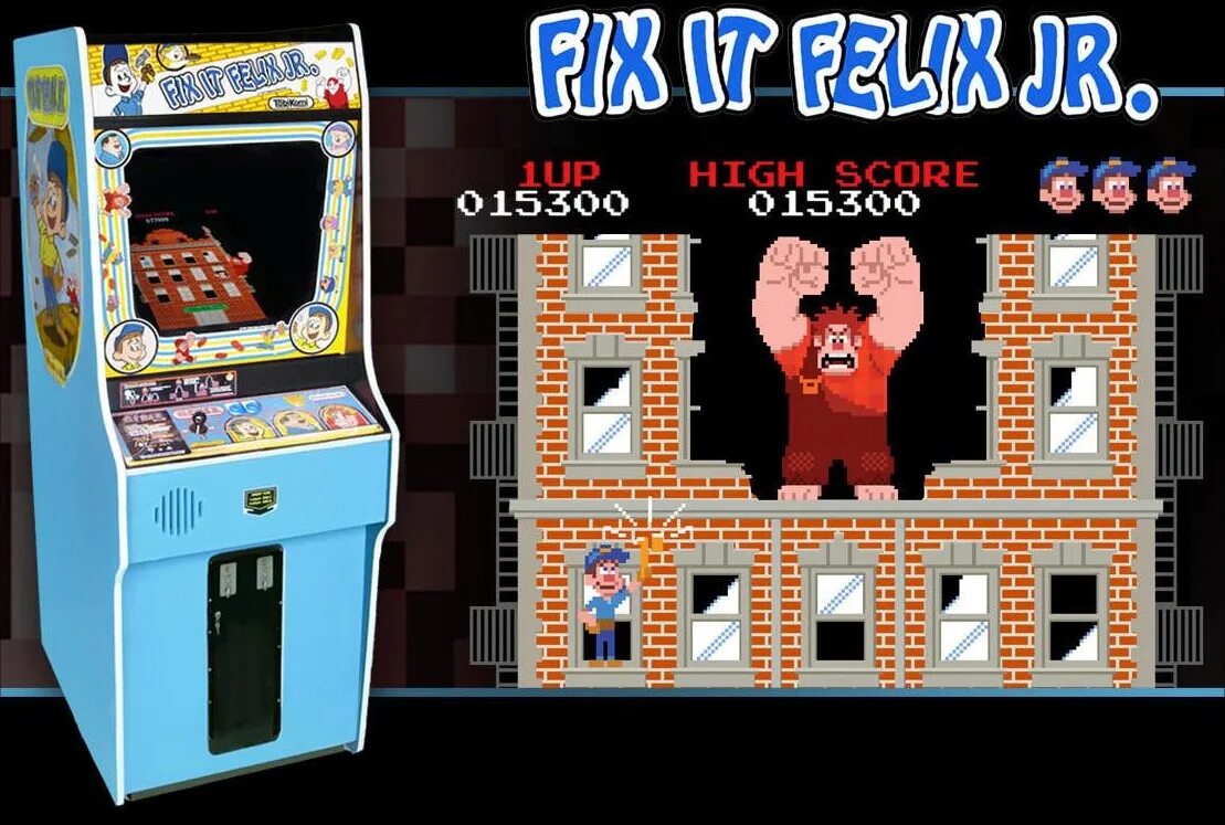 Fix it Felix Jr Sega Genesis. Fix it Felix Jr 1982. Автомат для телефона для игр games dendy